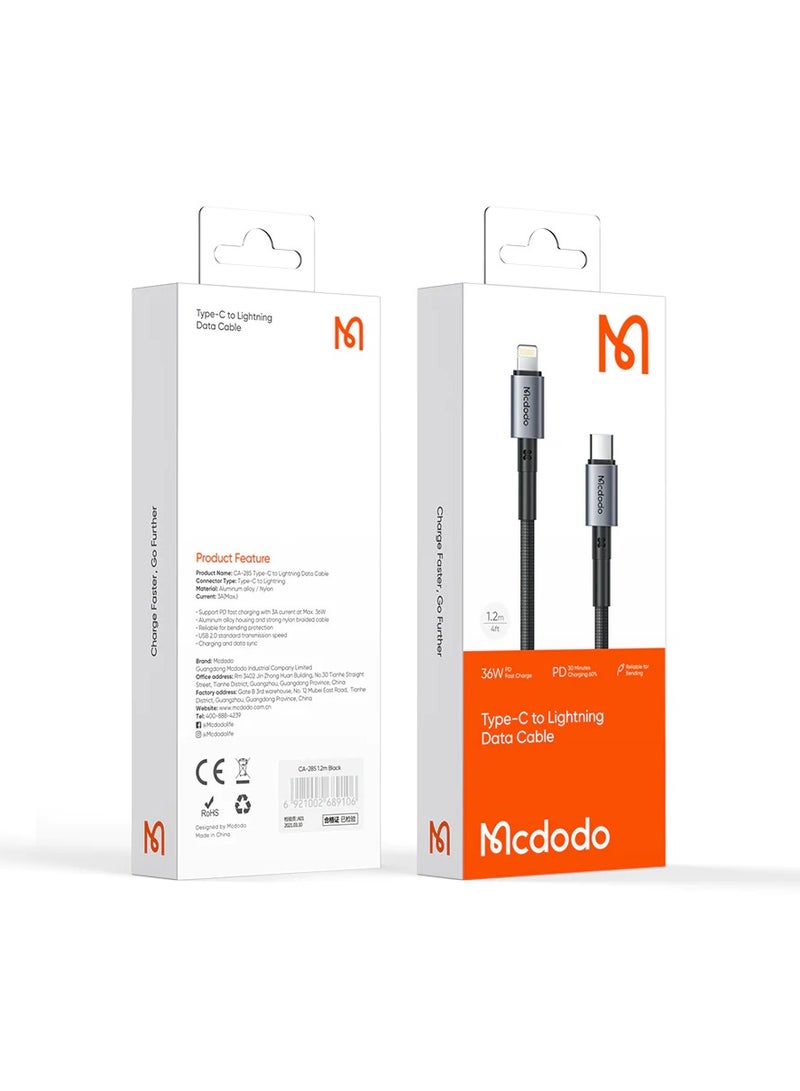 Mcdodo CA 3130 65W Type-C to Type-C Data Cable 1m - Image 2
