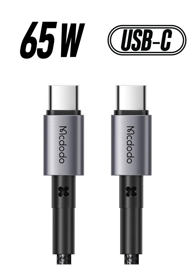 Mcdodo CA 3130 65W Type-C to Type-C Data Cable 1m - Image 1