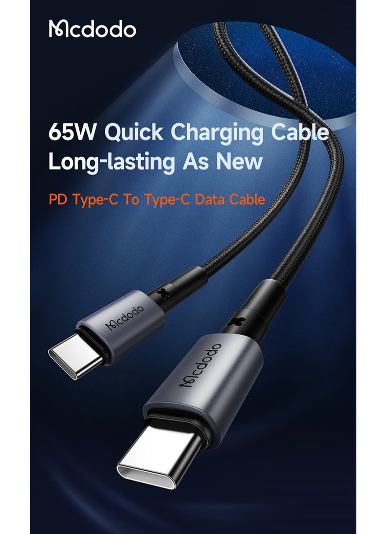 Mcdodo CA 3130 65W Type-C to Type-C Data Cable 1m - Image 3