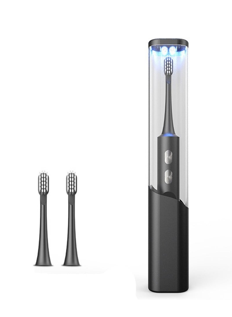 Intelligent induction wireless charging waterproof sonic electric toothbrush for adults household magnetic levitation soft-bristled electric toothbrush with UV travel disinfection cup - Image 1