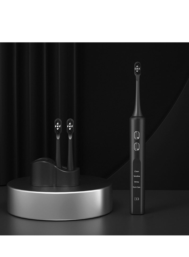 Intelligent induction wireless charging waterproof sonic electric toothbrush for adults household magnetic levitation soft-bristled electric toothbrush with UV travel disinfection cup - Image 2