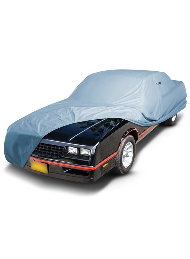 iCarCover يتناسب. [شيفروليه مونتي كارلو] 1981 1982 1983 1984 1985 1986 1987 1988 للسيارات غطاء سيارة خارجي كامل مقاوم للماء للحماية من البرد والثلج كوبيه سيدان حماية داخلية وخارجية ثقيلة الوزن مخصص للسيارات - Image 1