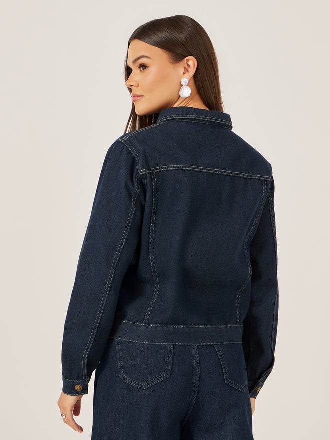 Styli Styli Regular Fit Long Sleeve Denim Jacket - Image 5