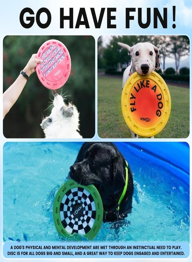 HOWGO Flyer Dog Toy, Dog Flying Disc, Flyer Dog Toy, Best for Flight, Lightweight, Durable and Water Resistant, 9.84'' (Pink) - Image 5