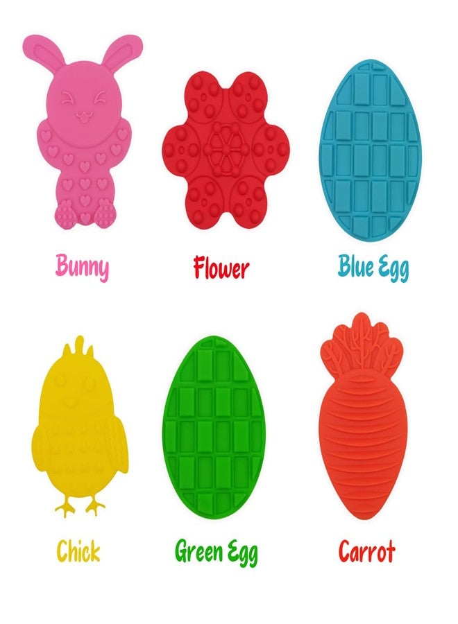 OCBTOW 6 Pack Easter Textured Sensory Toys for Autism ADHD Kids Boys Girls Stress Relief Easter Basket Stuffers Fillers Gifts - Image 3