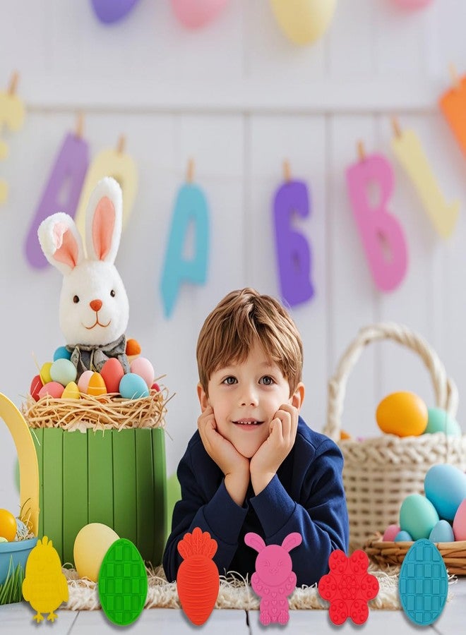 OCBTOW 6 Pack Easter Textured Sensory Toys for Autism ADHD Kids Boys Girls Stress Relief Easter Basket Stuffers Fillers Gifts - Image 4