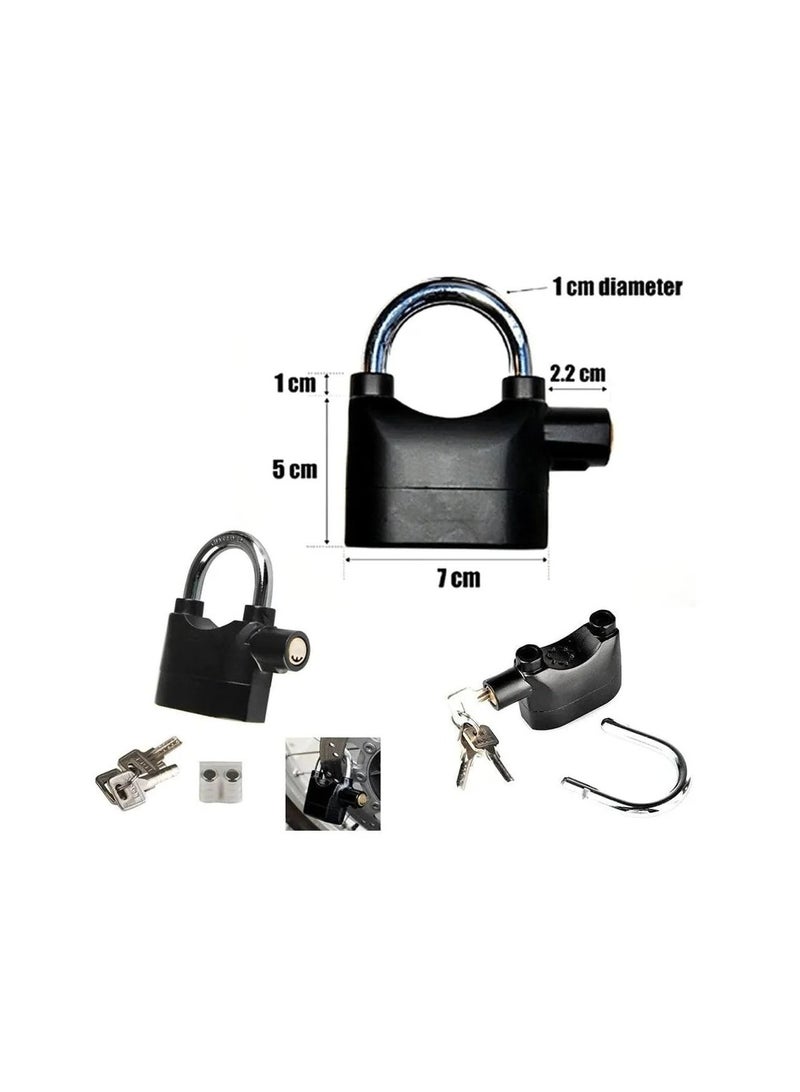 Security Lock with Anti-Theft Alarm – Smart Protection for Bikes, Doors, and Bags - Image 4