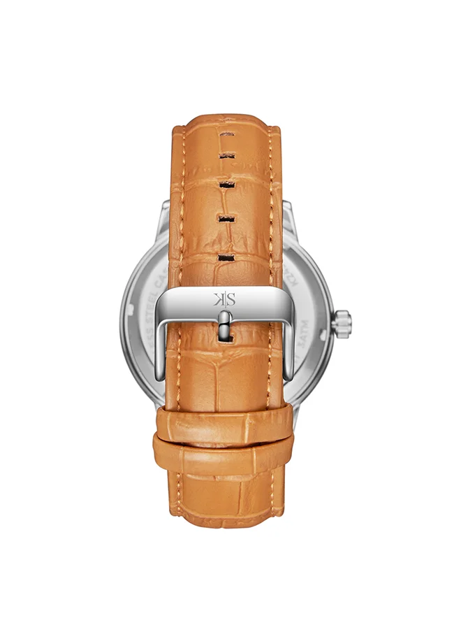 KENNETH SCOTT Men's White  Dial Automatic  Watch - K24323-TLFW
