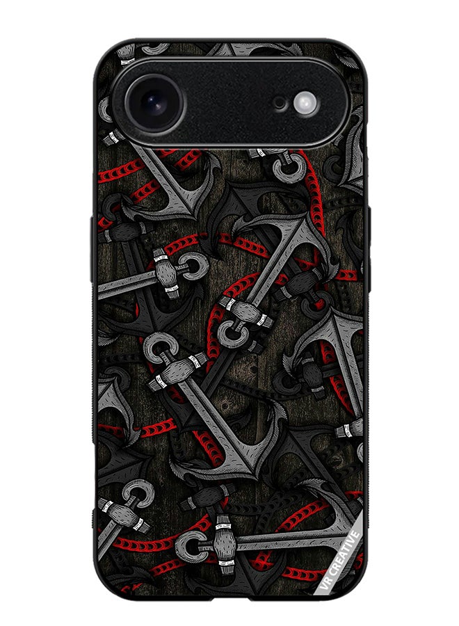 Protective Case Cover For Apple iPhone 17 Air Anchor Leggings Design Multicolour