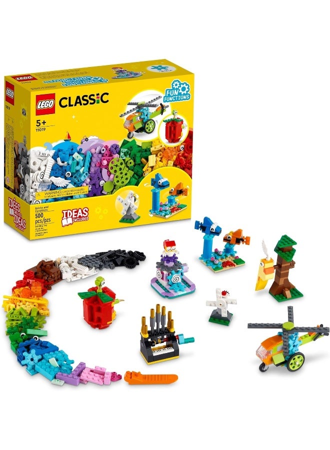 LEGO مجموعة ألعاب البناء LEGO الكلاسيكية من الطوب والوظائف 11019 للأطفال، الأولاد، والبنات من عمر 5 سنوات فما فوق (500 قطعة) - Image 5