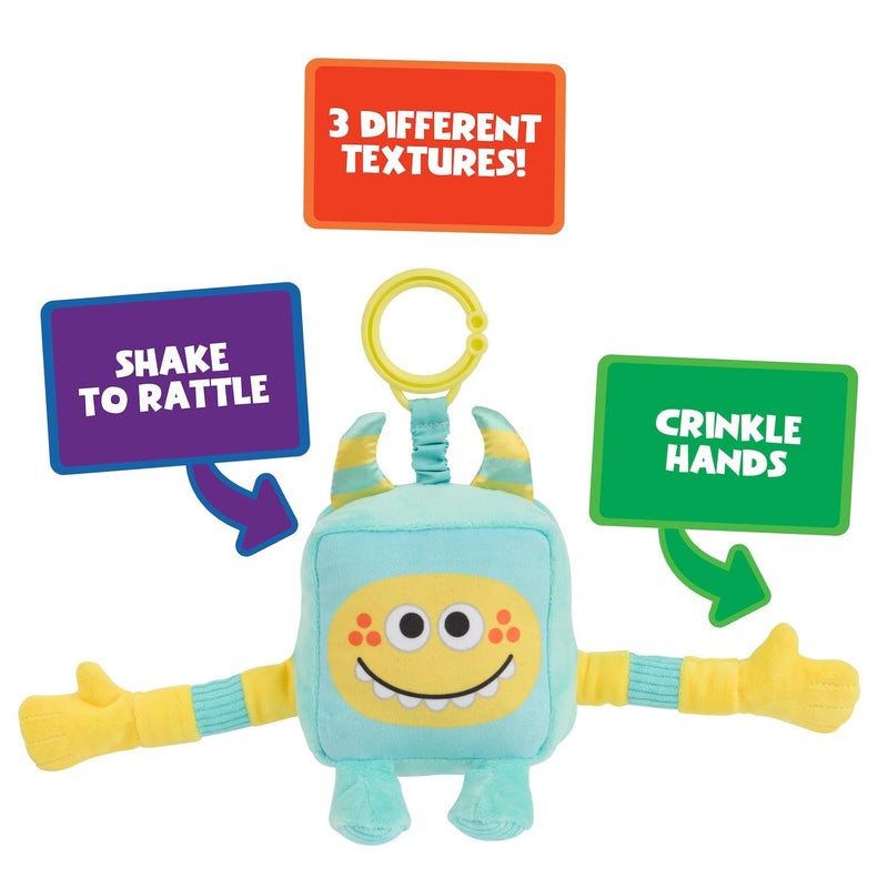 WowWee Super Simple WowWee Sensory Plush Monsters Rizzo (Blue) with 5+ Sensory Features (Ages 0+) - Image 3