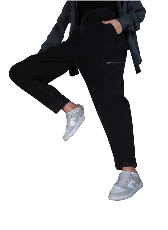 Hubberholme Black Jeans For Women  - Image 1