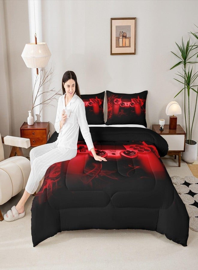 Feelyou Gamer Comforter Set Twin Size Boys Gaming Bedding for Kids Teens 2 Pcs - Image 5