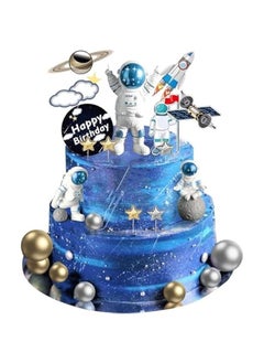 MOXO Birthday Cake Decoration, 22  DIY e Cake Toppers, Cake Decorations Supplies, Outer e Theme Party DecorationSupplies, Children's Baby Cake Dessert Decoration, Cake Top Set  - Image 1