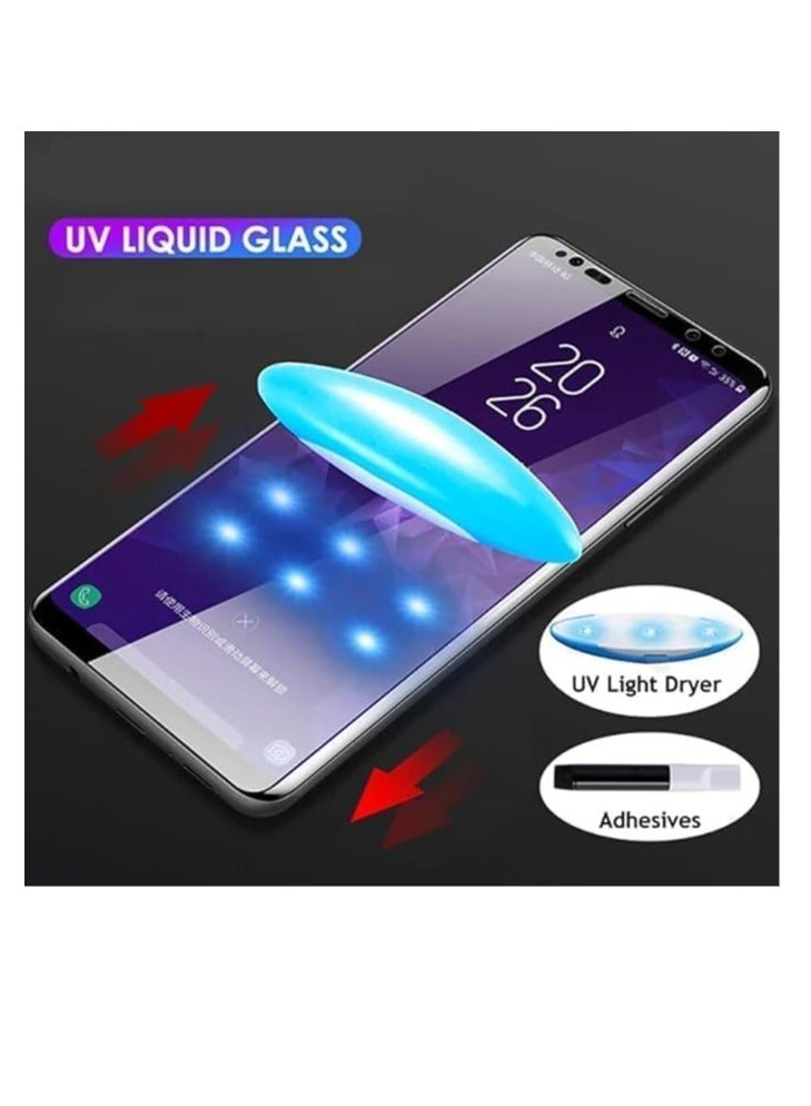 Screen UV Honor 90 UV Glass 3D Curved Edges Full Cover Tempered Glass Screen Protector Full Glue Edge to Edge Coverage Anti Scratch Anti Smudge Glass - Image 5
