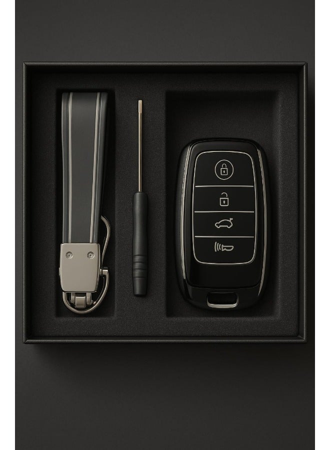 CGS Kia logo keychain and remote case for KI-A J4
