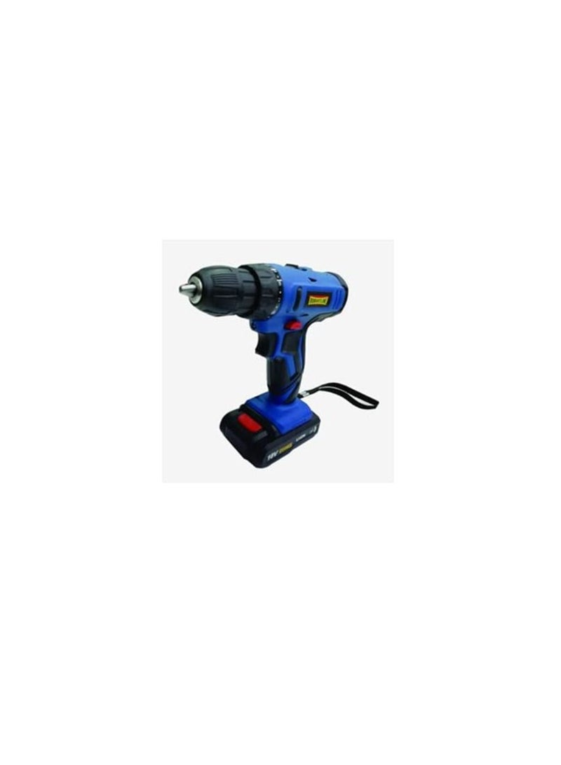 ROBUSTLINE Robustline 18V 1.5Ah Li-Ion Cordless Drill Driver for Wood Drilling & Screw driving/Fastening, Blue/Black, 6 months Warranty - Image 1