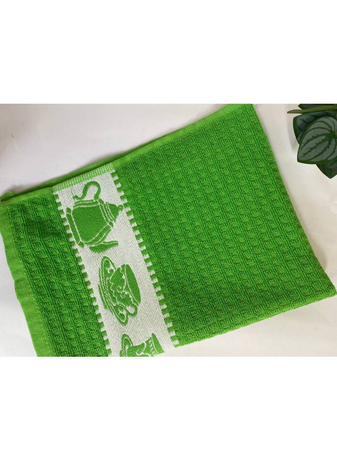 توالا منشفة مطبخ واحدة 50*70 سم -اخضر - Image 1