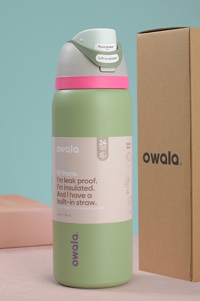 Owala Owala FreeSip Insulated Stainless Steel Water Bottle With Straw For Sports Travel And School BPA Free Sports Water Bottle 32oz