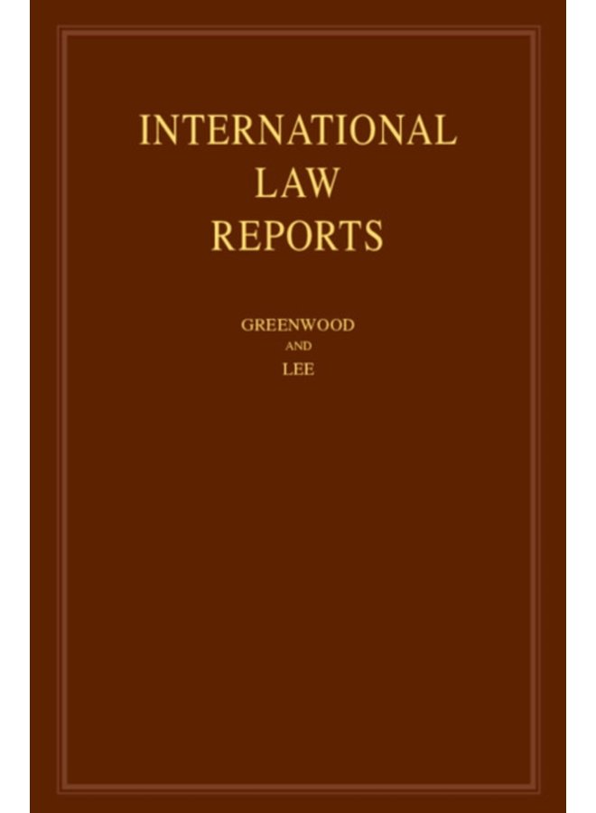 International Law Reports Volume 201 - Hardback