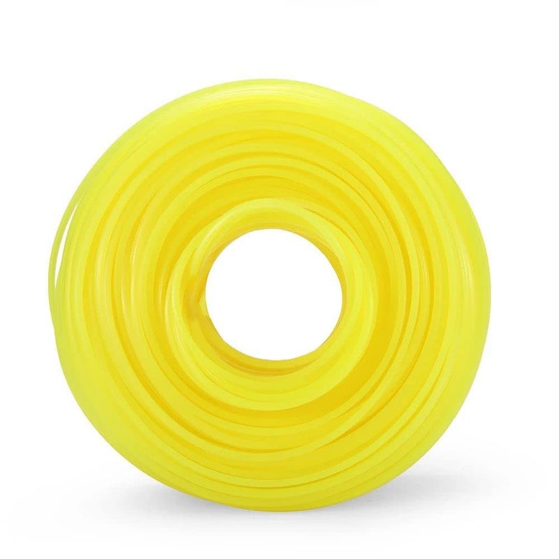 Buenos Trimmer Line Brush Cutter Wire 3mm Nylon - (50 Meter) Square.. (Pack of 5) - Image 1