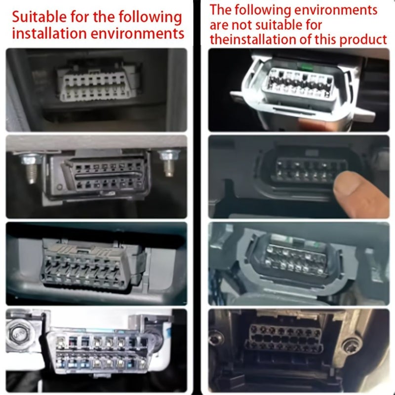 غطاء حماية أحمر لواجهة OBD أداة قفل مضاد للسرقة للسيارات والشاحنات وسيارات الدفع الرباعي - Image 3