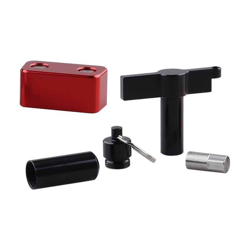 غطاء حماية أحمر لواجهة OBD أداة قفل مضاد للسرقة للسيارات والشاحنات وسيارات الدفع الرباعي - Image 1