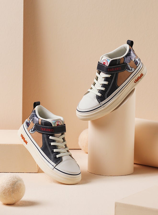 تارانيس أحذية أطفال تارانيس بألوان متعددة، أحذية رياضية أنيقة منقوشة للأطفال الصغار - Image 1