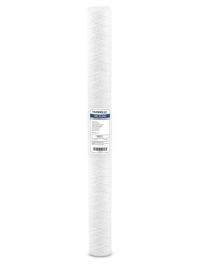 Hydronix SWC-25-2050 Universal NSF String Wound Sediment Water Filter Cartridge 2.5" x 20" - 50 micron