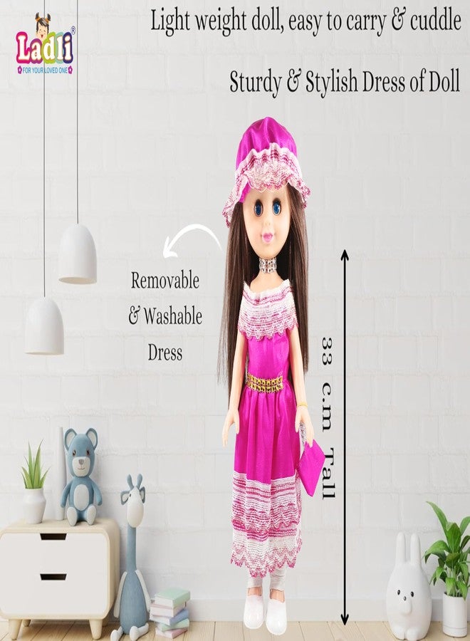 Ladli Blinking Eye Girl Doll Cool Dress Doll Toy for Kids Age 3 yr & Above 714 (Multicolor) - Image 3