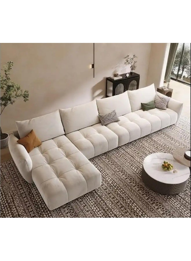 Generic Modern Design Velvet Sofa Set Minimalist Luxury Modular Living Room Couch (Right)  - Image 1