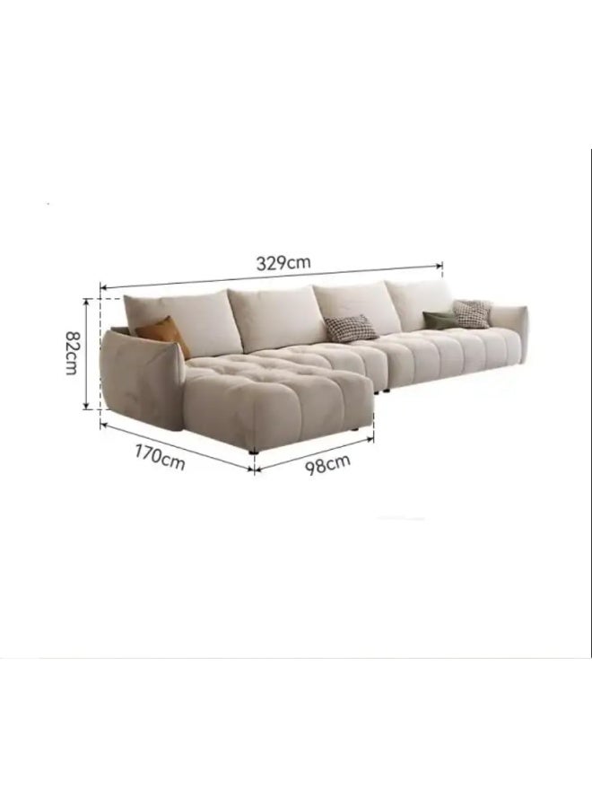 Generic Modern Design Velvet Sofa Set Minimalist Luxury Modular Living Room Couch (Right)  - Image 2