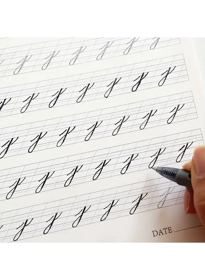 A4 Handwriting Practice Book For Adults Cursive Print Tracing Workbook 1pc - Image 5