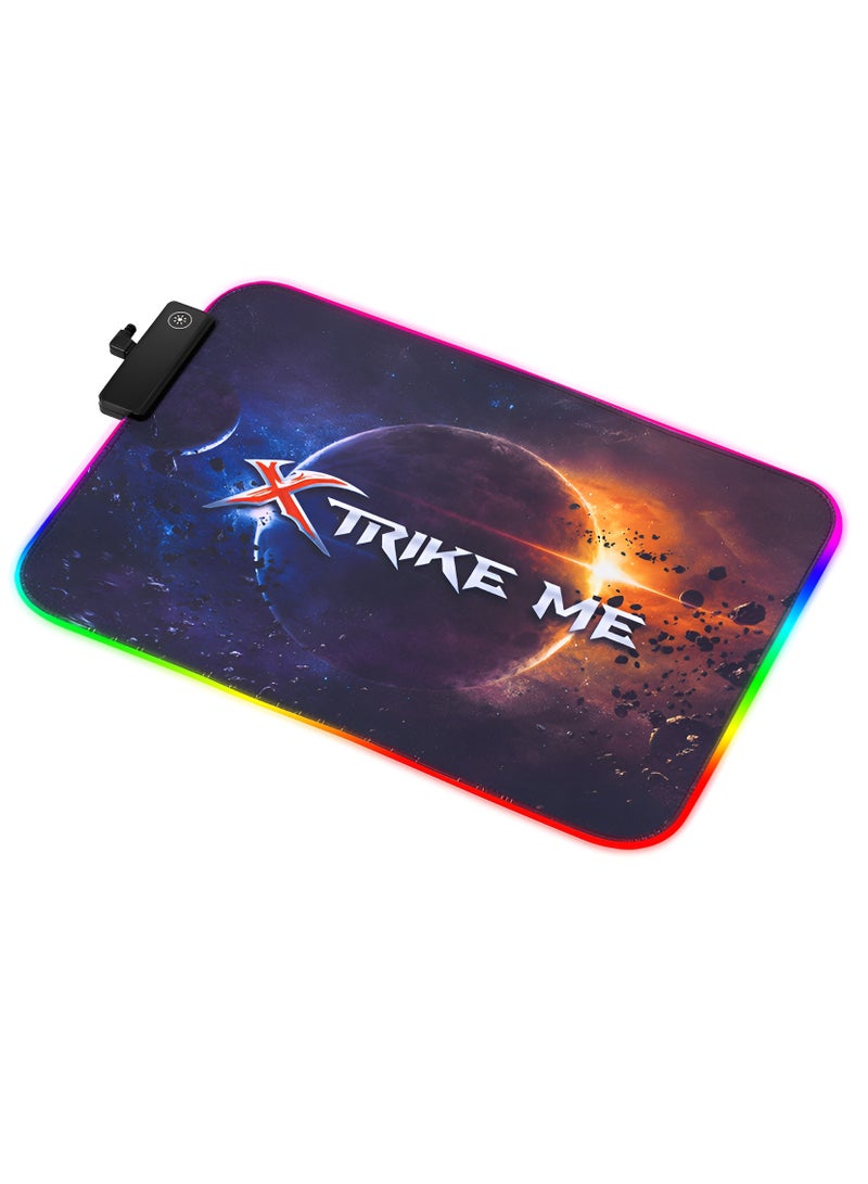 إكسترايك-مي لوحة ماوس للألعاب MP-602 مع إضاءة خلفية RGB مقاس 35x25 سم - Image 2