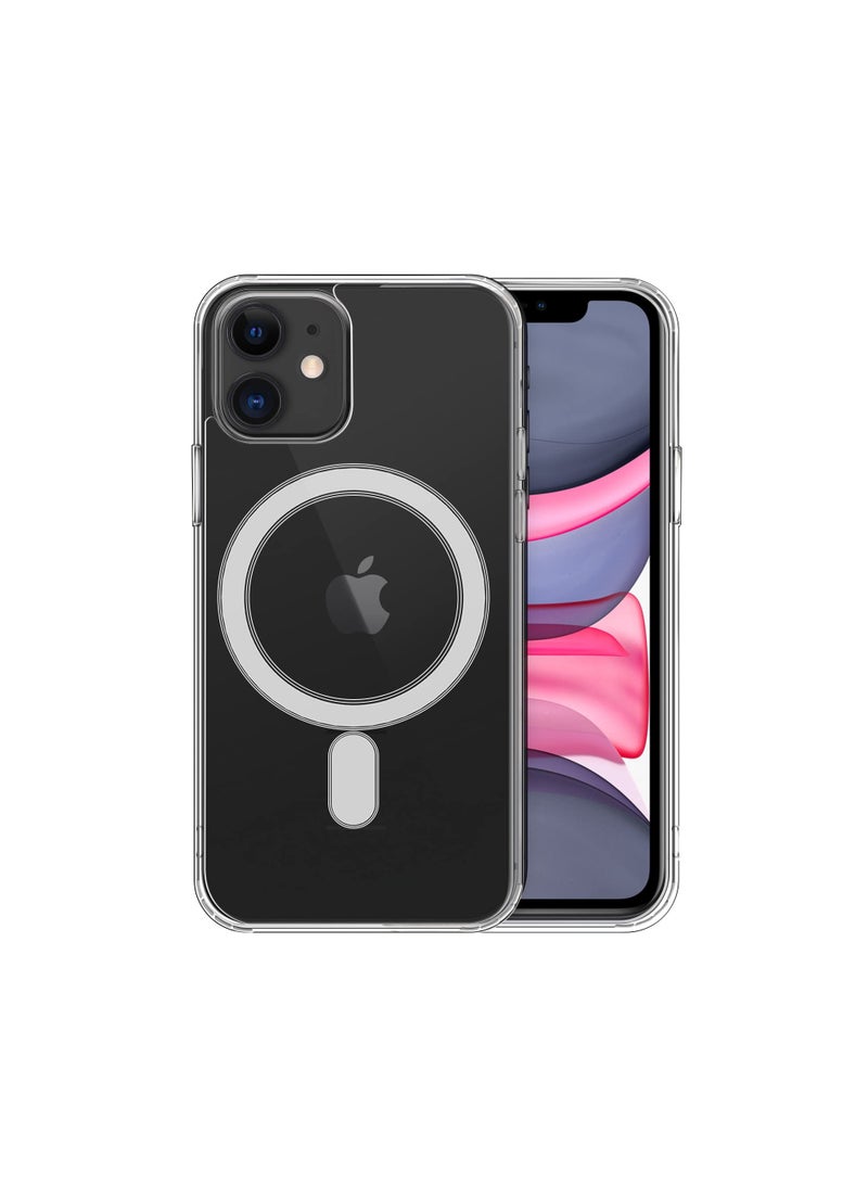 أوتشوانغ حافظة حماية شفافة لهاتف ايفون 11 مع 4 وسائد واقية مضادة للتصادم مدمجة عند الزوايا، للاصفرار ومضادة للصدمات ابل مقاس 6.1 انش من يو-سي هوانغ، سيليكون - Image 1