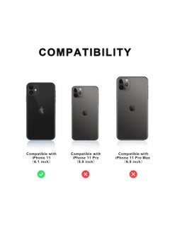 UCHUANG Compatible for iPhone 11 Clear Case with 4 Corners Built-in Protective Cushion Anti-yellow Anti-collison Transparent Cover for Apple iPhone 11 6.1 inch  - Image 2