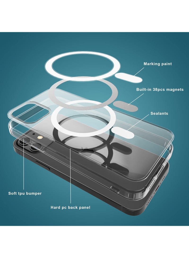 أوتشوانغ حافظة حماية شفافة لهاتف ايفون 11 مع 4 وسائد واقية مضادة للتصادم مدمجة عند الزوايا، للاصفرار ومضادة للصدمات ابل مقاس 6.1 انش من يو-سي هوانغ، سيليكون - Image 3