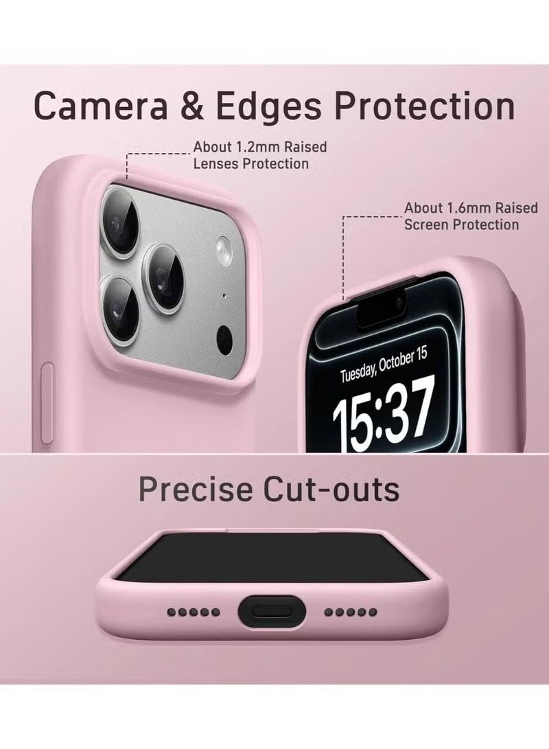ELTRAZONE iPhone 17 Pro Soft Silicone Case | Full Body Shockproof Slim Protective Cover | Anti-Scratch Silicone Back Case for iPhone 17 Pro 6.3-Inch - Image 4
