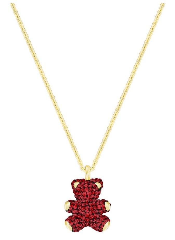 Chomel - 3D Pendant, Red, Gold plating - Image 1