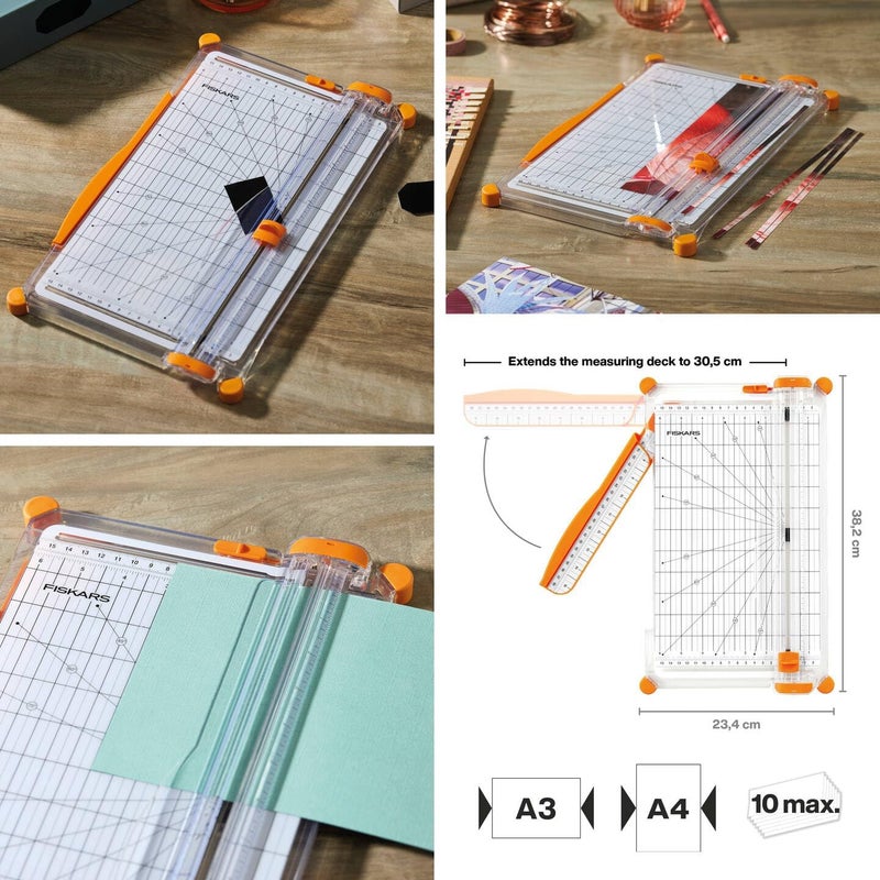 Fiskars SureCut Paper Cutter A4 - Wide Base - Image 2