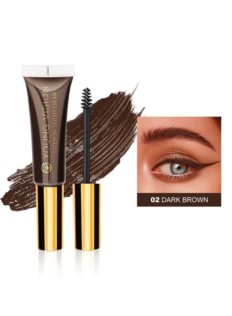 YOUNG VISION YOUNG VISION eyebrow dyeing cream three-dimensional shaping eyebrow gel square water solid color wild natural not easy to smudge brown  - Image 1