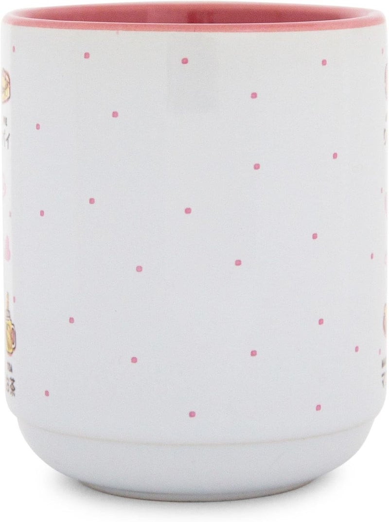 Hello Kitty Sanrio Apple Icons Asian Ceramic Tea Cup  Traditional JapaneseInspired Mug Without Handle  Holds 9 Ounces - Image 3