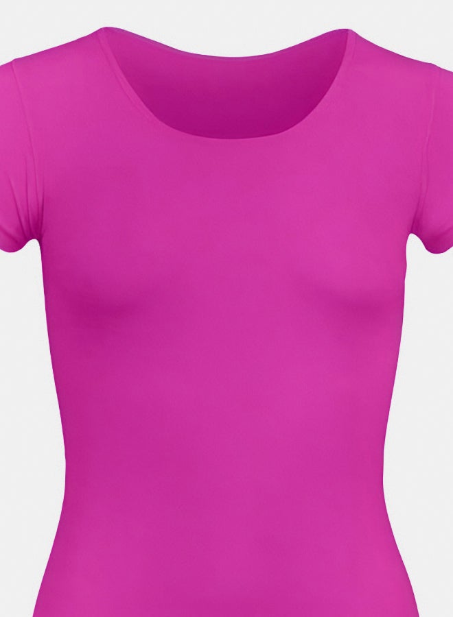 Silvy Lycra Lucy Half Sleeves Round Neck Top For Women - Image 2