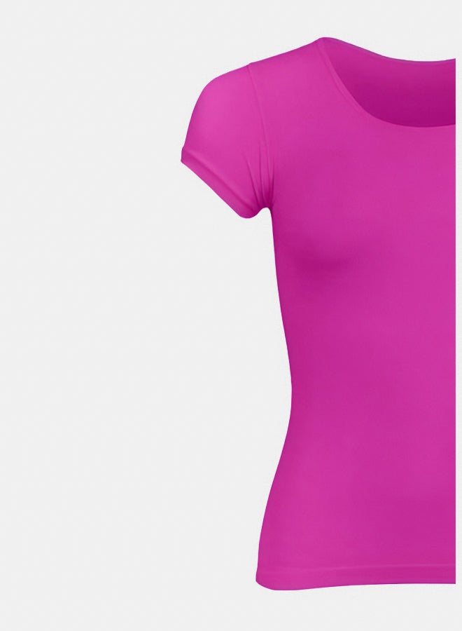 Silvy Lycra Lucy Half Sleeves Round Neck Top For Women - Image 3