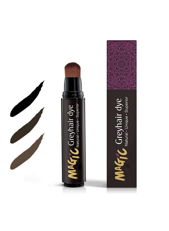 gowwim Root Touch Up Semi-permanent Hair Dye Pen to Cover Gray Hair Roots (Black) - Image 1