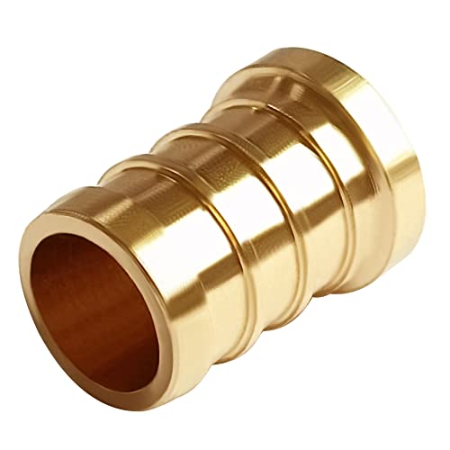 Uenede 20PCS LF Brass 1/2 Inch PEX Barb Plug End Cap Pipe Crimp Fitting - Image 5