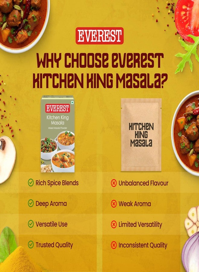 Everest Kitchen King Masala 100g / 3.50 oz (Pack of 3) - Image 4