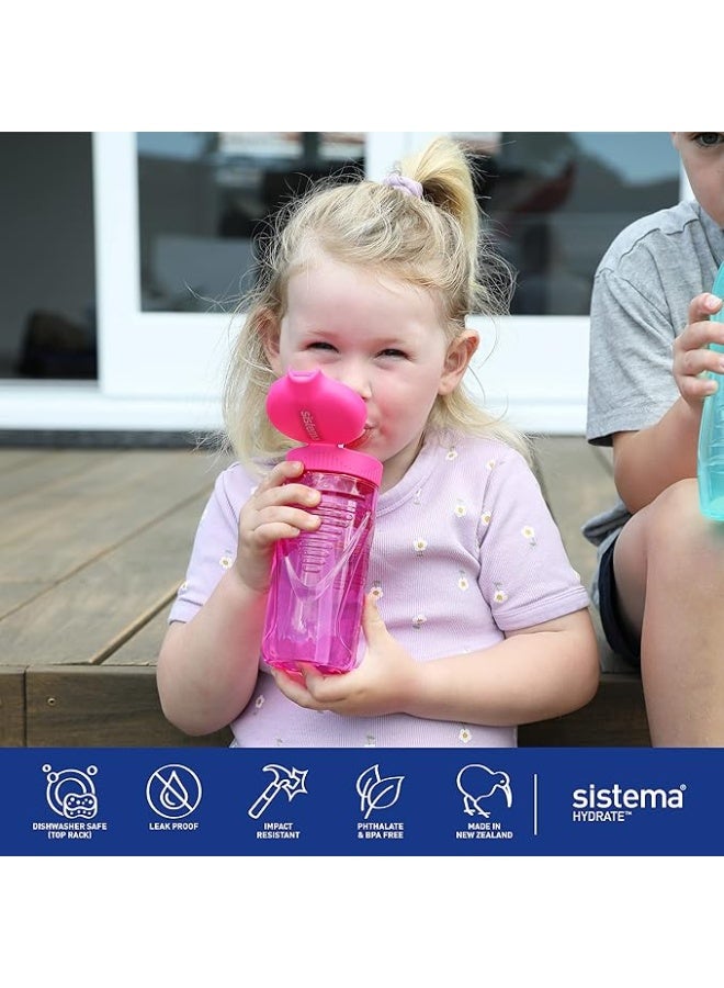 سيستيما Sistema Hydrate Quick Flip Water Bottle 800 ml BPA Free Water Bottle with Straw - No:00630  - Image 3