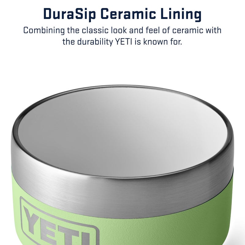 YETI Rambler 4 oz Stackable Cup, Stainless Steel, Vacuum Insulated Espresso/Coffee Cup, 2 Pack, Key Lime - Image 3