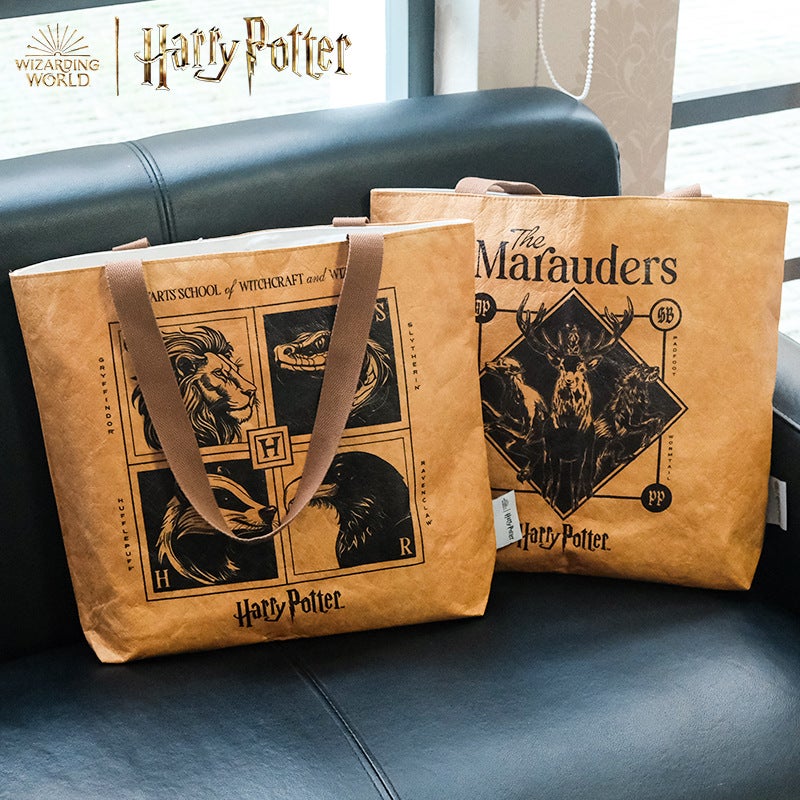Dupont Paper Tote Bag Warner Genuine Harry Potter Peripheral College Lion Academy Satchel - Image 4